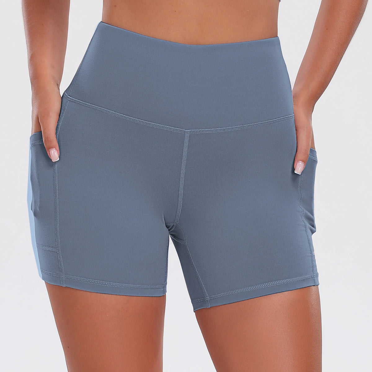 Promoção! Pague 1 Leve 2! Kit com 2 Bermudas Leggings com Bolso, Cintura Alta e Empina Bumbum!
