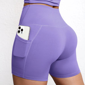 Promoção! Pague 1 Leve 2! Kit com 2 Bermudas Leggings com Bolso, Cintura Alta e Empina Bumbum!