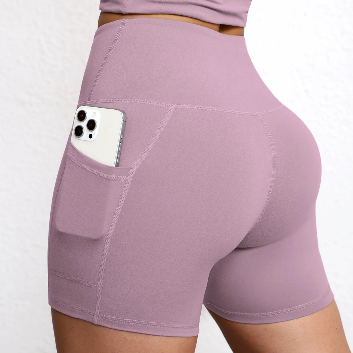 Promoção! Pague 1 Leve 2! Kit com 2 Bermudas Leggings com Bolso, Cintura Alta e Empina Bumbum!