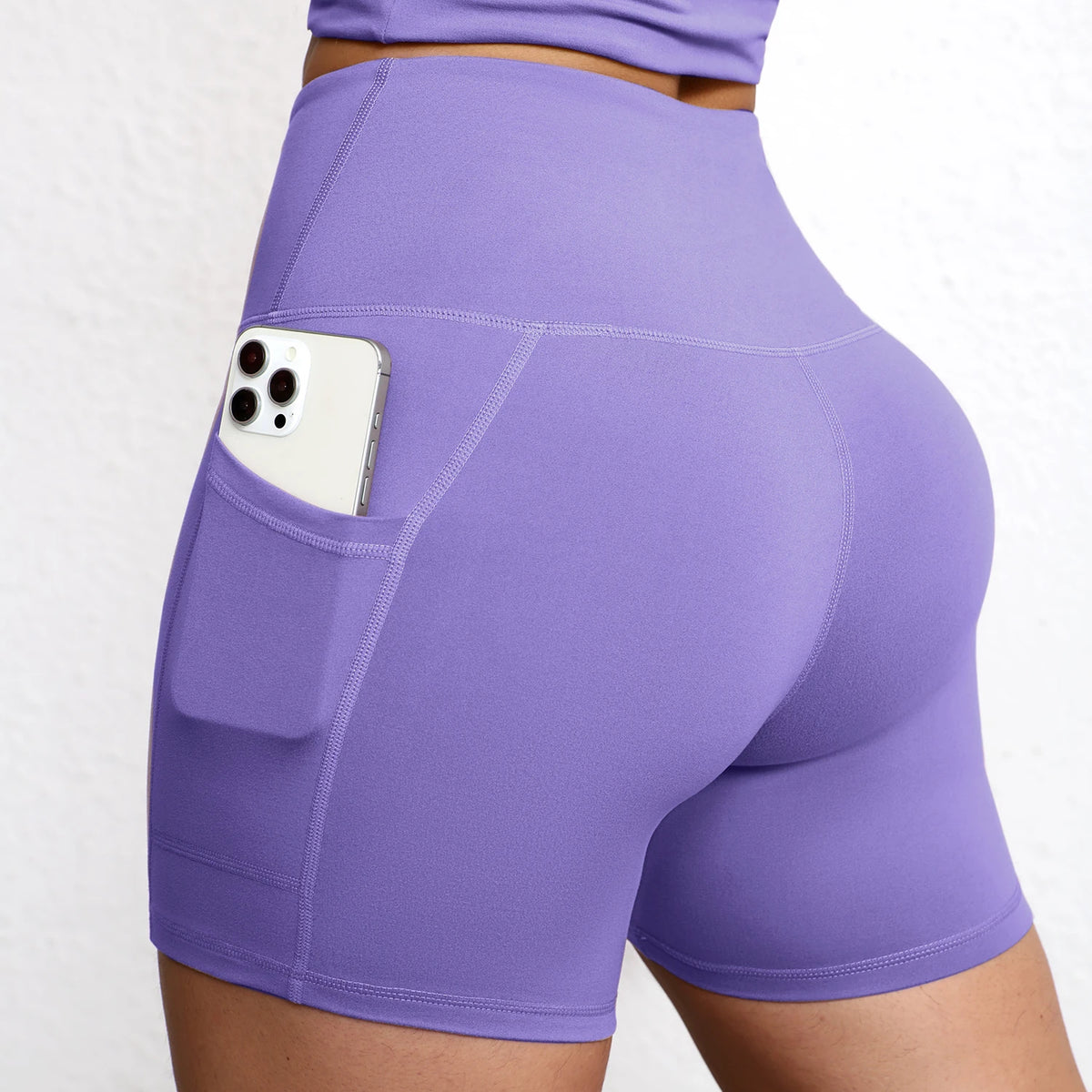 Promoção! Pague 1 Leve 2! Kit com 2 Bermudas Leggings com Bolso, Cintura Alta e Empina Bumbum!