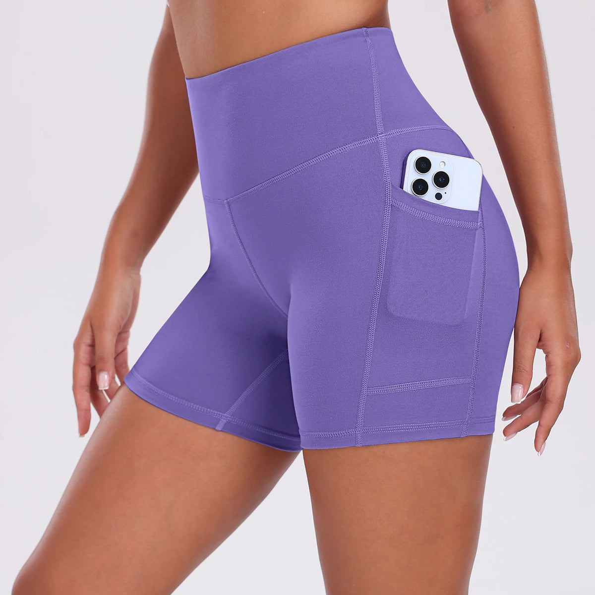 Promoção! Pague 1 Leve 2! Kit com 2 Bermudas Leggings com Bolso, Cintura Alta e Empina Bumbum!